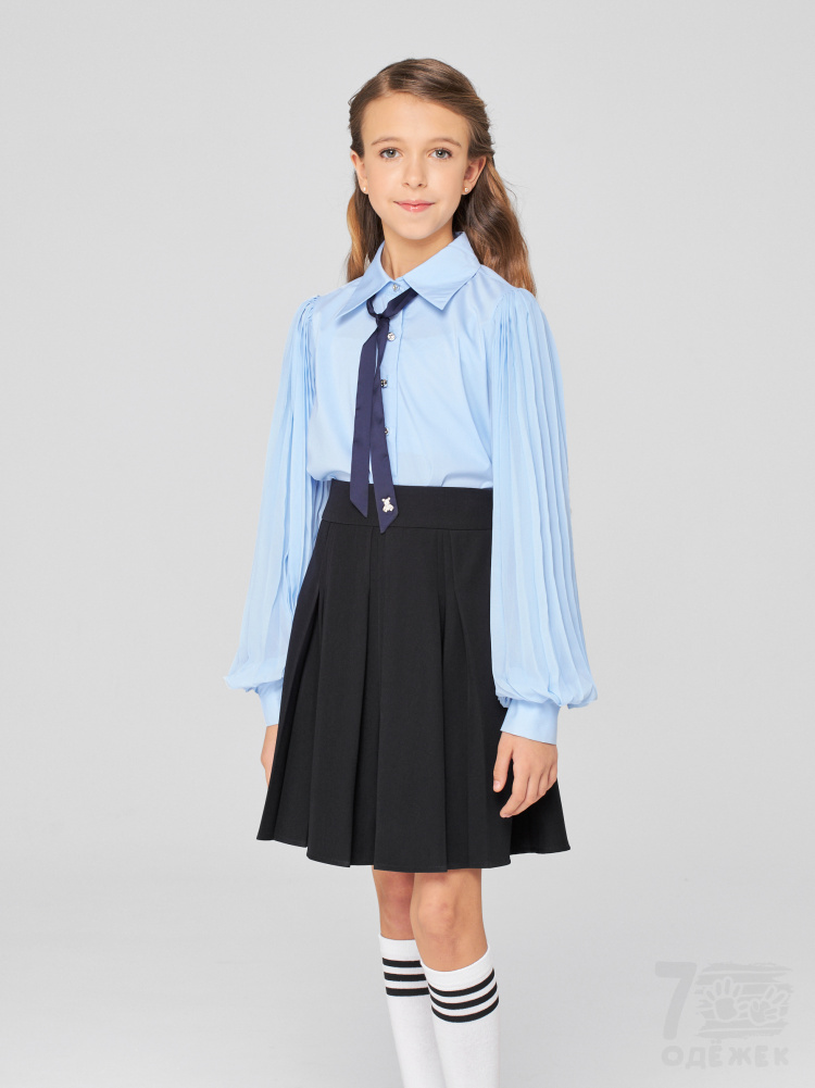 1289 Блузка для девочки длинный рукав 1289