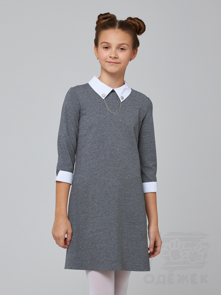 1159Q-7 Платье школьное рукав 3/4 1159Q-7