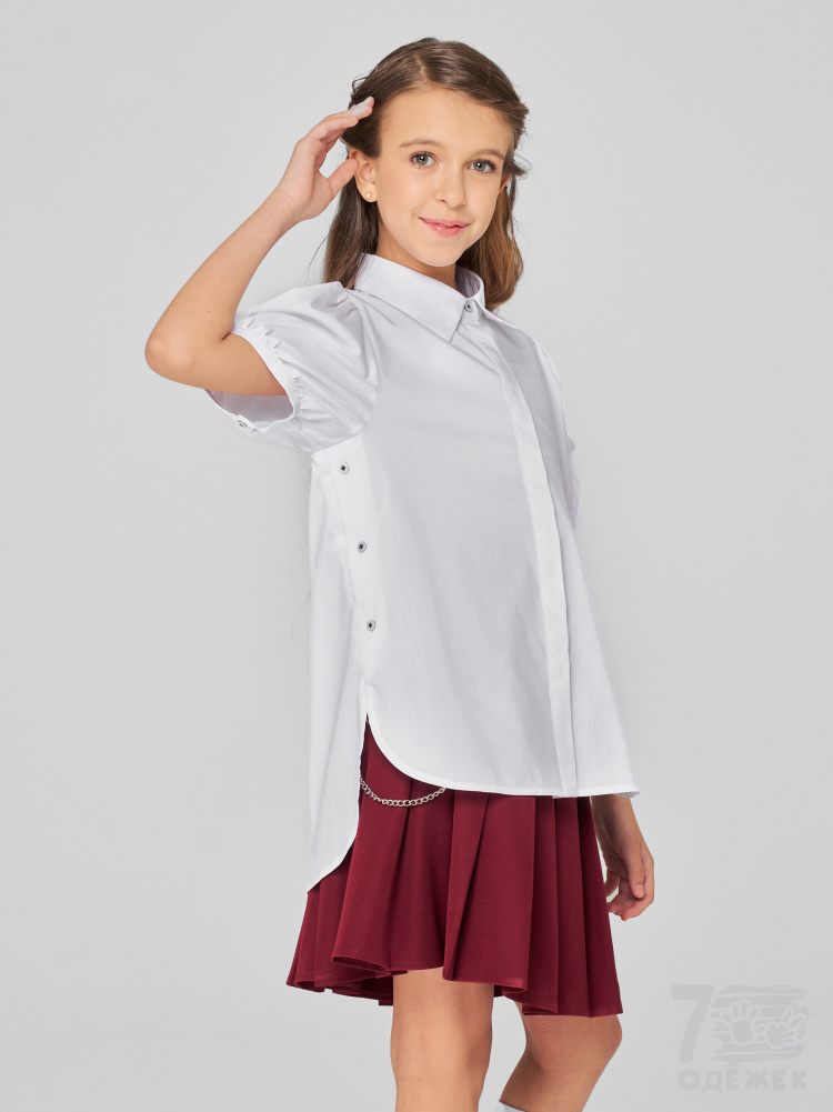 1547-1 Блузка для девочки короткий рукав 1547-1